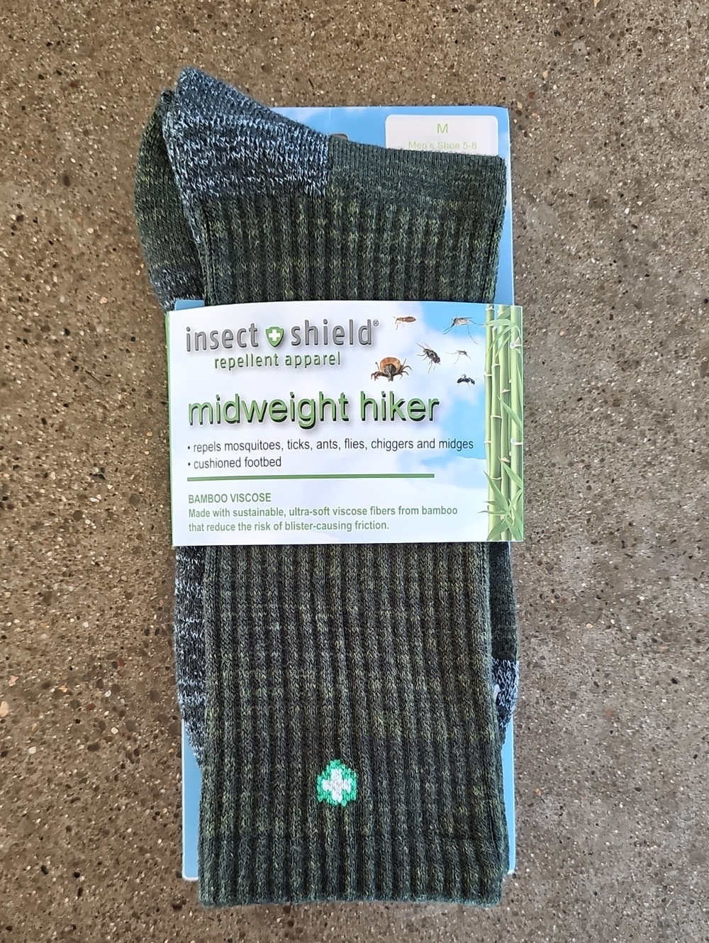 Insect Shield Midweight Hiking Sock